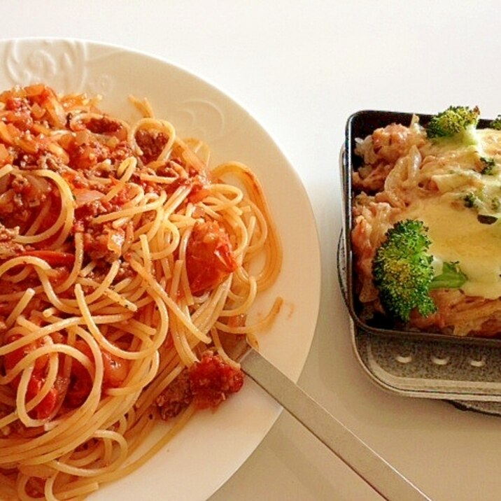 手作りだけど簡単！ミートソーススパゲティ